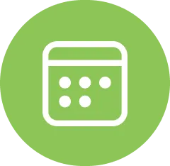 カレンダーですべての施工を一覧化